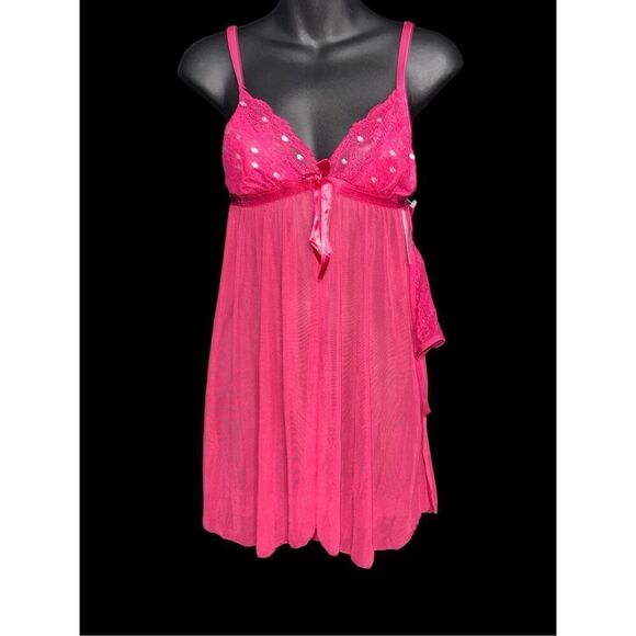 NEW WITH TAGS FRENCH AFFAIR EUPHORIE PUSH-UP BODYSUIT LACE AND MESH BABYDOLL AND - Picture 1 of 14